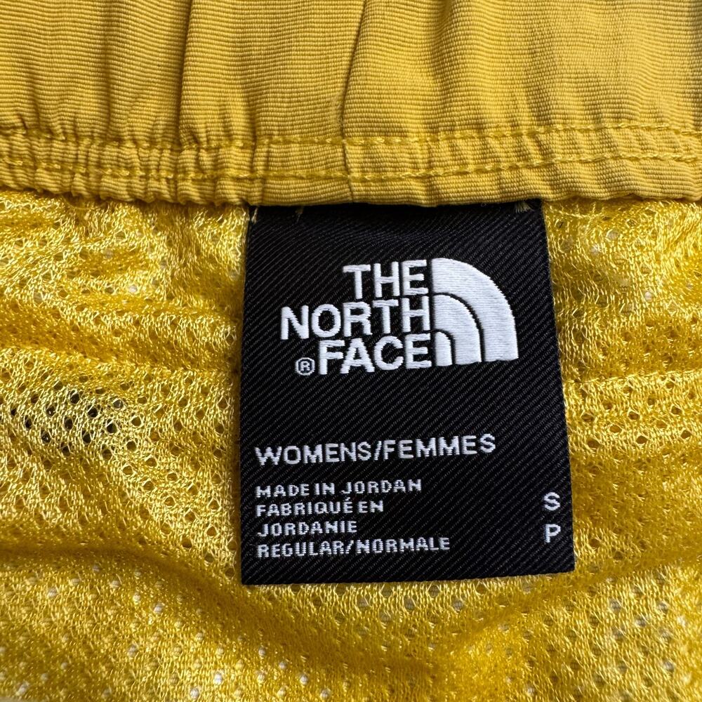 The North Face Womens Class V Mini Floral Print Yellow Nylon Athletic Shorts S - Picture 2 of 6